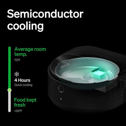 PETLIBRO Automatic Cat Feeder, Refrigerated Wet Food Dispenser with Wifi Control, 3 Days Freshness, 3 Timed Meals, Quick Cooling